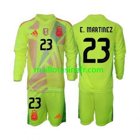 Maillot de Foot Argentine Emiliano Martinez 23 Extérieur Gardien 2024 Manches Longues - Enfant Maillot de Foot Argentine Emiliano Martinez 23 Extérieur Gardien 2024 Manches Longues - Enfant
